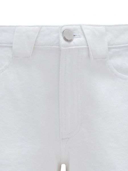 Bavlněné džínové šortky Perfect Moment bílé