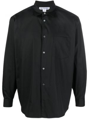 Βαμβακερό πουκάμισο Comme Des Garçons Shirt μαύρο