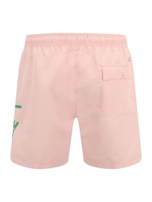 Pantaloni scurți din denim Tommy Jeans roz