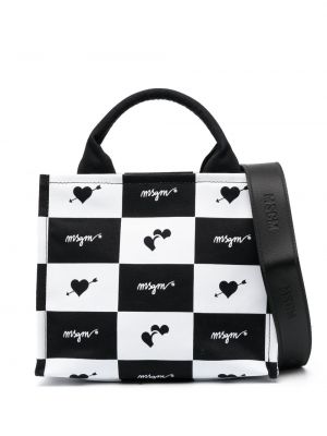 Τσάντα shopper με σχέδιο Msgm