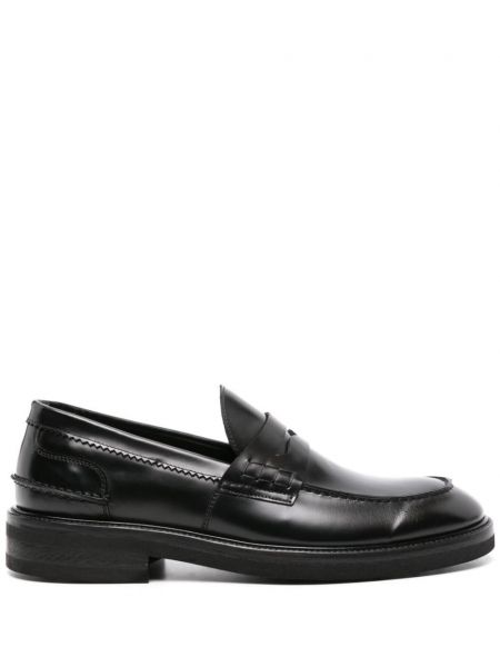 Læder loafers D4.0 sort