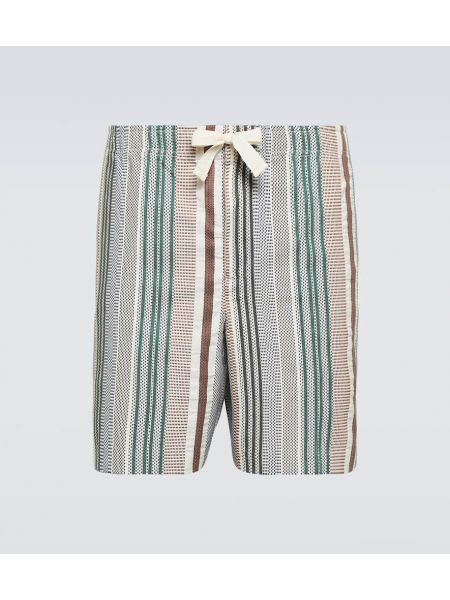 Pantalones cortos de lino a rayas Orlebar Brown