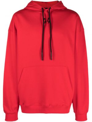 Jersey fleece hoodie mit print 44 Label Group rot