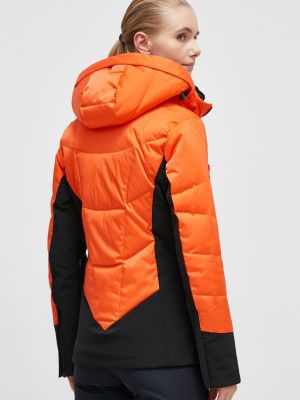 Péřová lyžařská bunda Descente oranžová