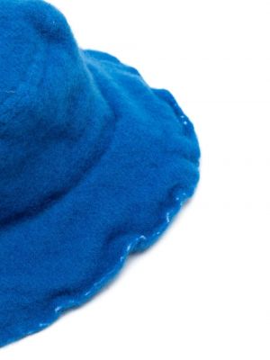 Vilnonis kepurė Comme Des Garçons Shirt mėlyna