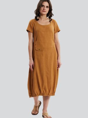 Платье D`imma Fashion Studio коричневое