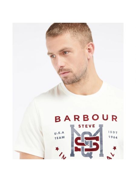 T-shirt Barbour weiß