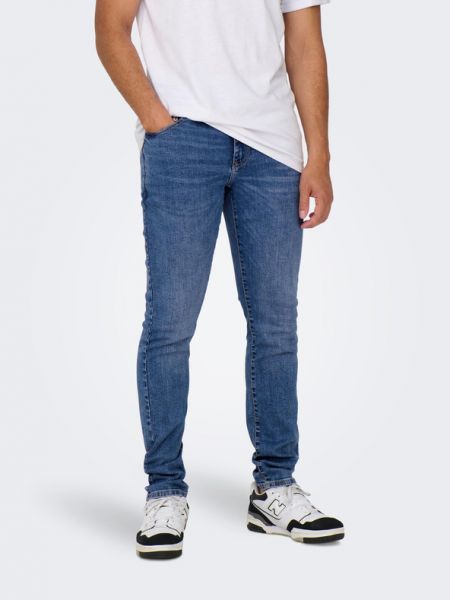 Skinny jeans Only & Sons blau