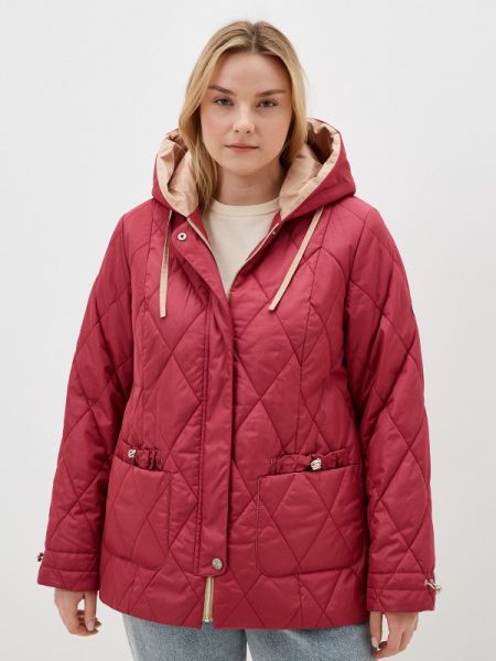 Утепленная демисезонная куртка Wiko розовая