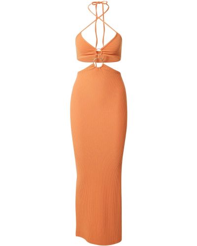 Hosszú ruha Edikted narancsszínű