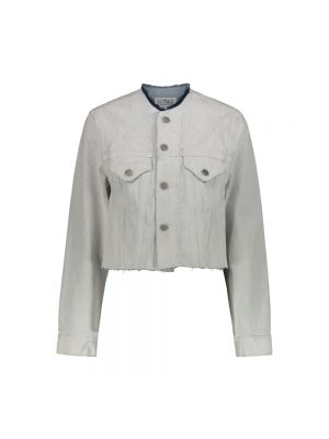 Biała kurtka jeansowa Maison Margiela