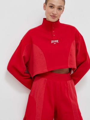 Червоний бавовняний светр Reebok Classic