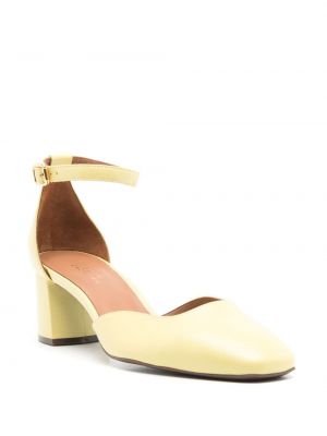 Sandales en cuir Sarah Chofakian jaune