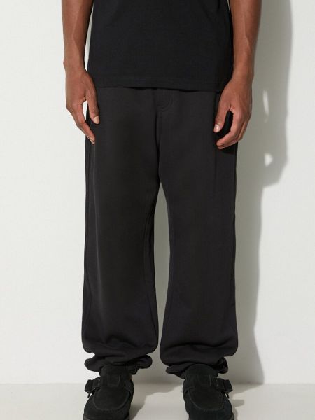Bavlněné sportovní kalhoty Y-3 černé