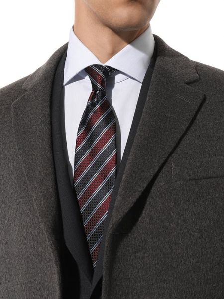 Шелковый галстук Zegna синий