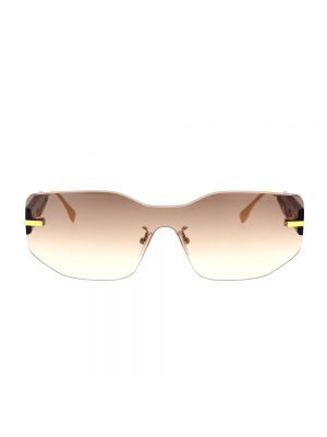 Okulary przeciwsłoneczne Fendi żółte