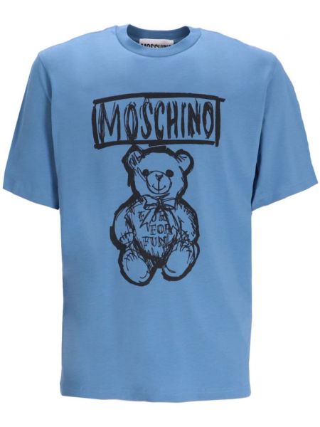 T-shirt Moschino blå