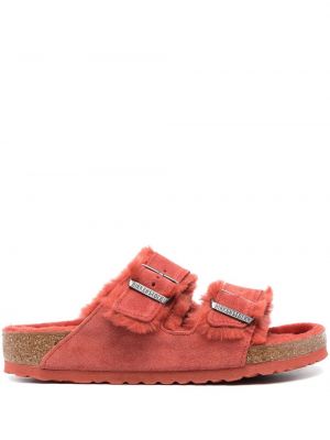 Sandales Birkenstock rouge