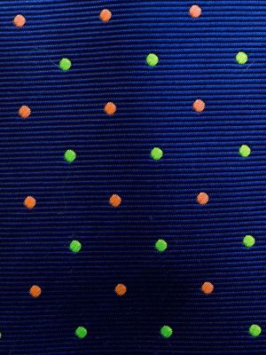 Corbata con bordado con lunares Paul Smith azul