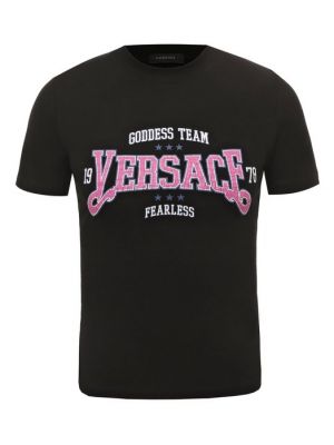 Черная футболка Versace