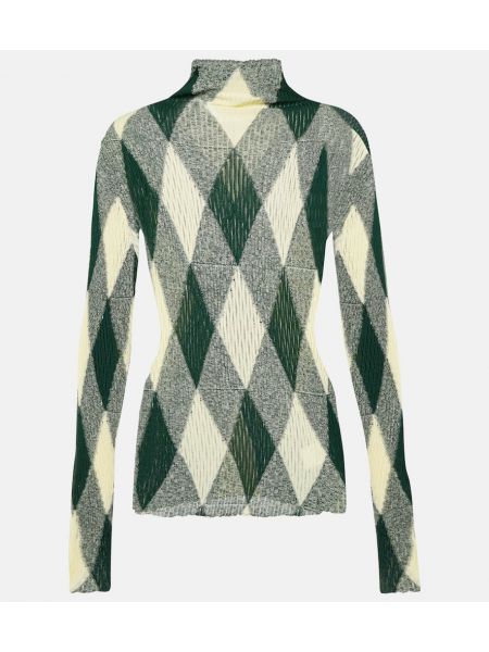 Jersey de seda de algodón de tela jersey Burberry
