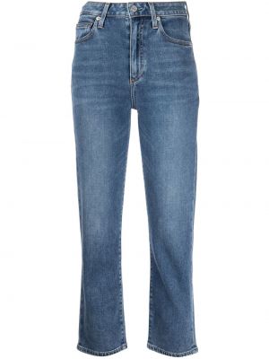 Klasické straight fit džíny s páskem Le Jean - modrá