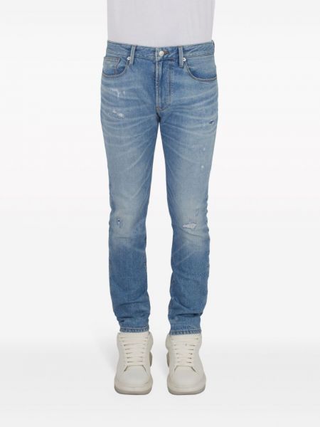 Slim fit distressed skinny jeans Emporio Armani