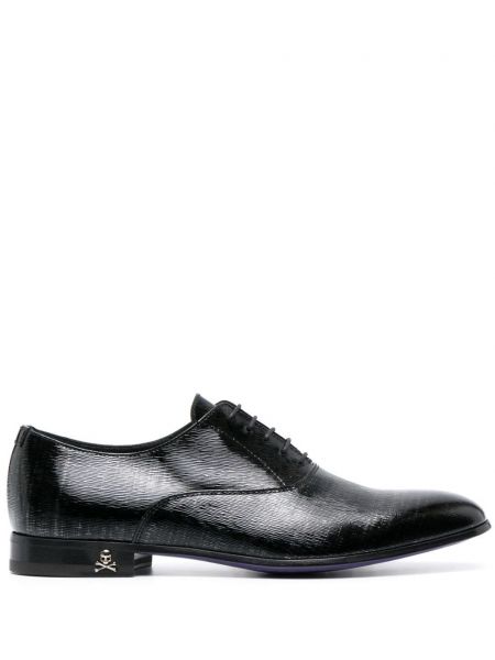 Pantofi oxford din piele Philipp Plein negru