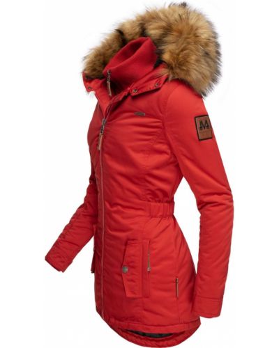 Зимно палто Marikoo червено