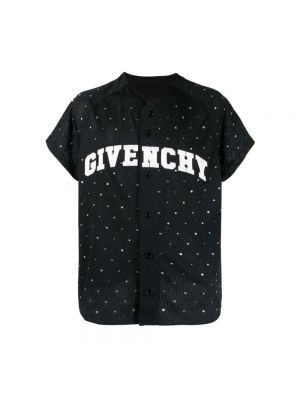 Koszula z krótkim rękawem Givenchy czarna