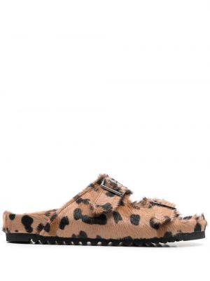 Nizki čevlji s potiskom z leopardjim vzorcem Simonetta Ravizza