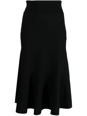 Pletené sukně Stella Mccartney černé