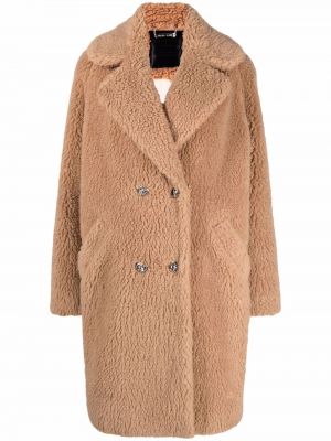 Длинное пальто Philipp Plein, коричневое