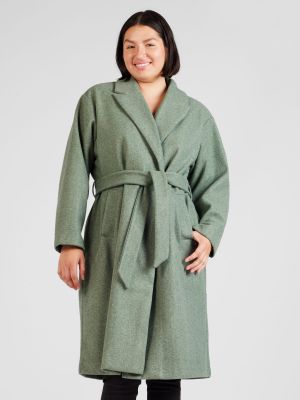 Kabát Vero Moda Curve zelená