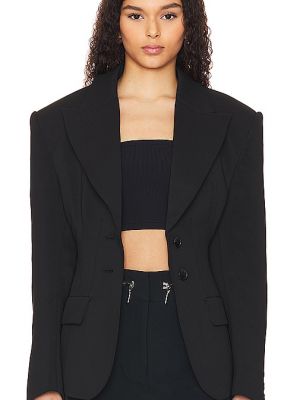 Blazer Nonchalant Label siyah