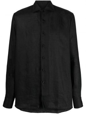 Ленена риза Tagliatore черно