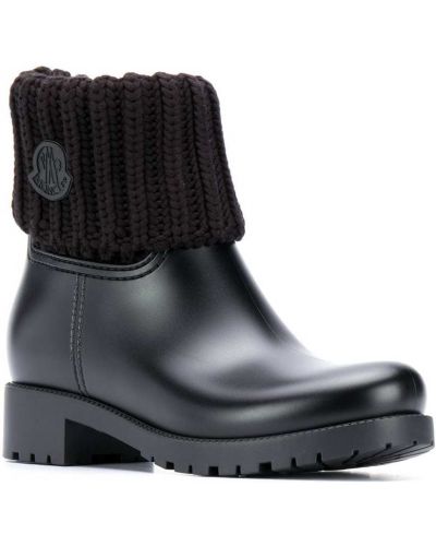 Kotníkové boty Moncler černé
