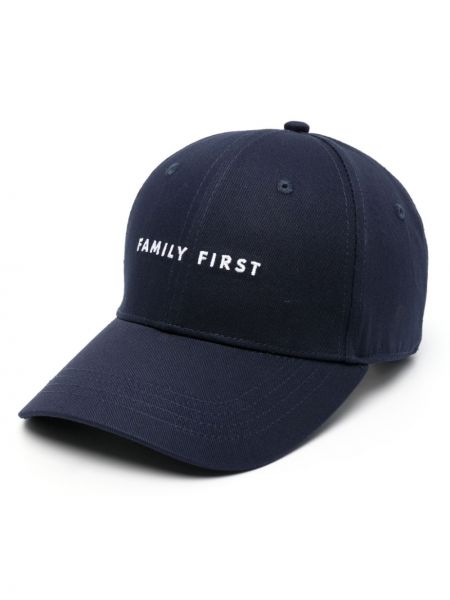 Haftowana czapka z daszkiem Family First niebieska