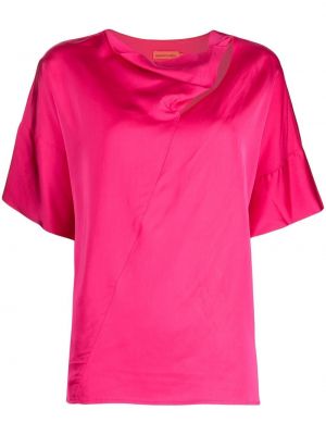 Асиметрична риза Manning Cartell розово