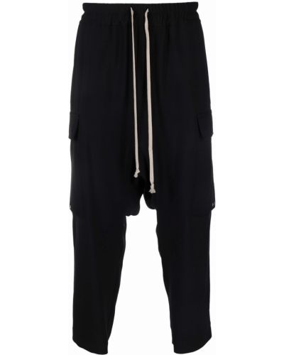 Pantalones con cordones Rick Owens negro