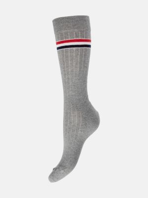 Памучни чорапи Thom Browne сиво