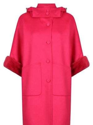 Пальто ERMANNO SCERVINO розовое