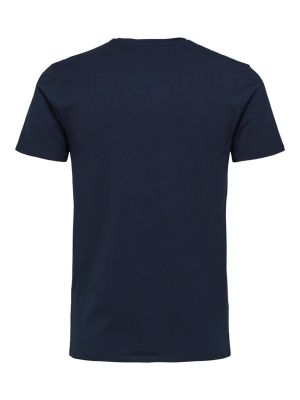 T-shirt Selected Homme bleu