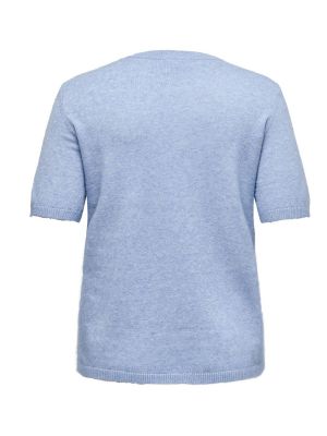 T-shirt Only Carmakoma bleu
