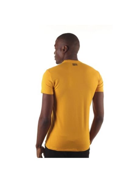 Camisa de algodón Antony Morato amarillo