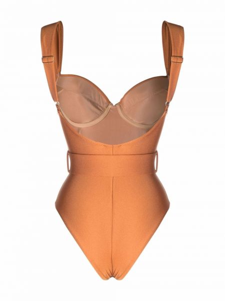 Jednodílné plavky Noire Swimwear oranžové