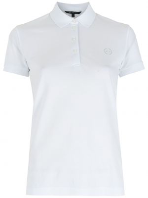 Brodert poloskjorte Armani Exchange hvit