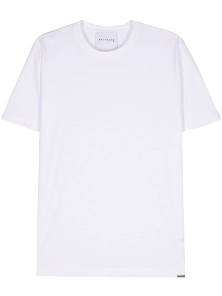 T-shirt en coton John Richmond blanc