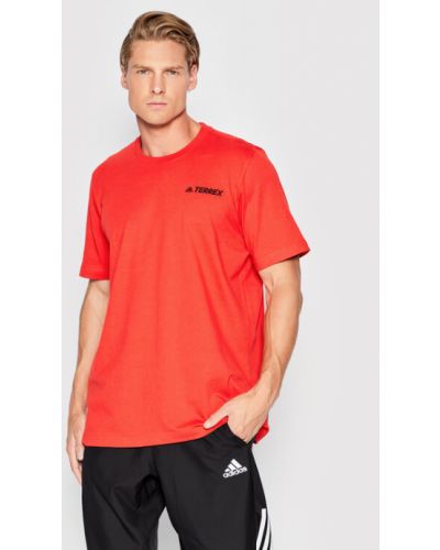 Priliehavé športové tričko Adidas červená