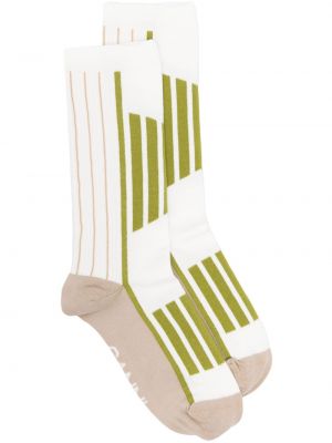 Ponožky Ganni biela